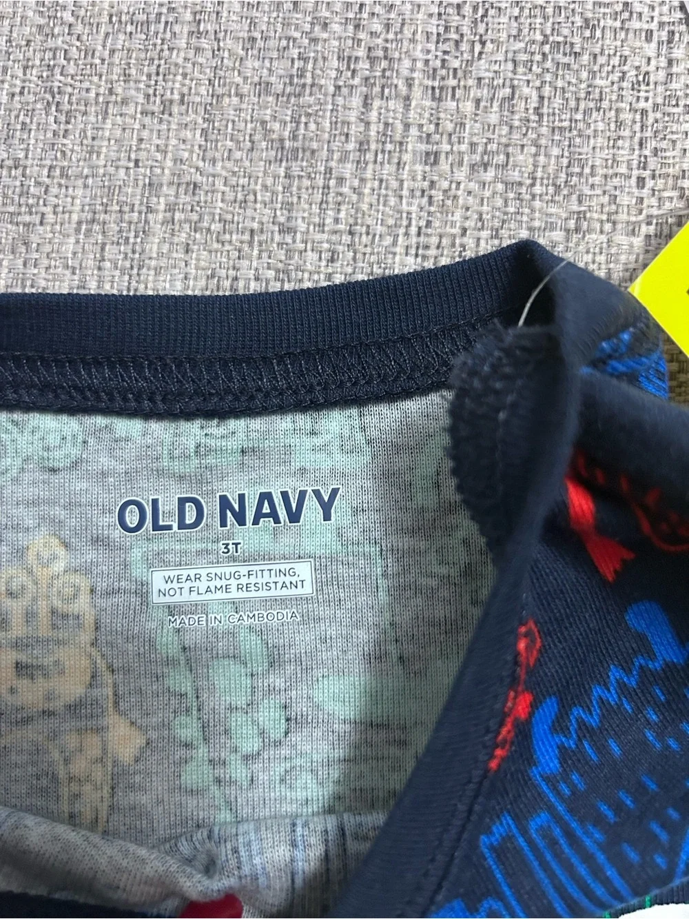 Old Navy ‘Sleep Monster' Pajama Set - Multicolor Monster Prints. Size 3T. NWT
